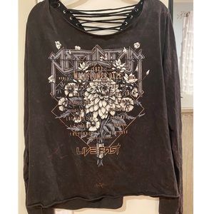 Affliction Long Sleeve Top